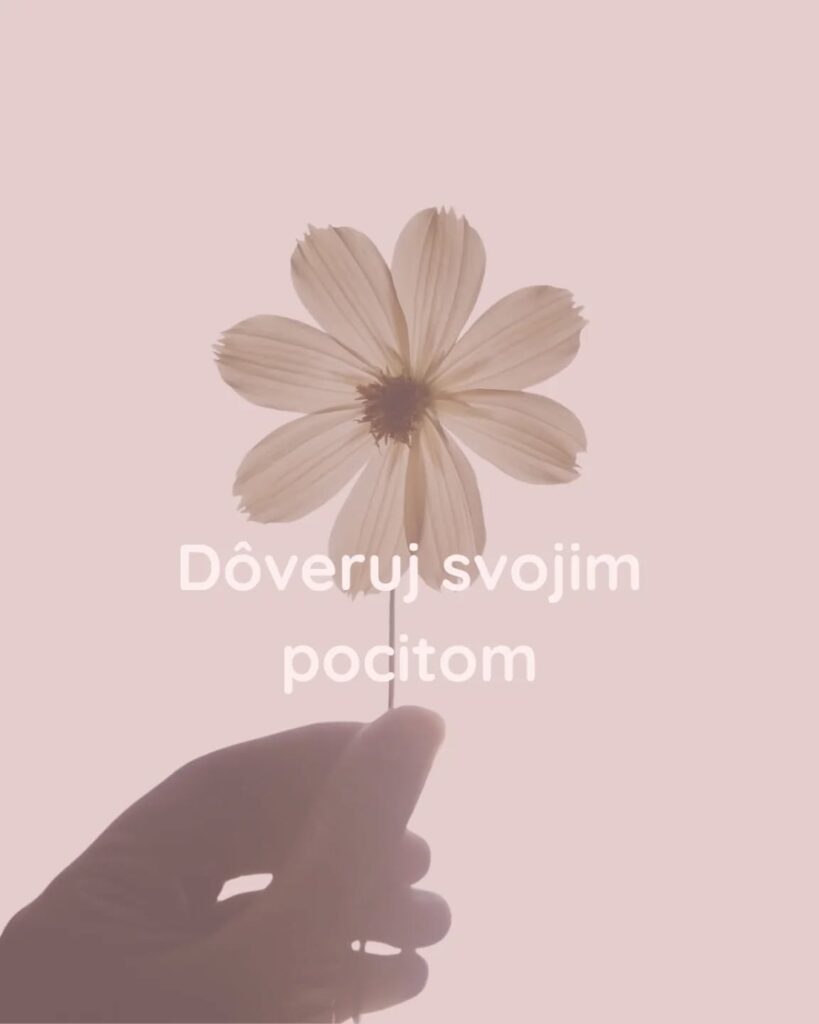 Dôveruj svojim pocitom